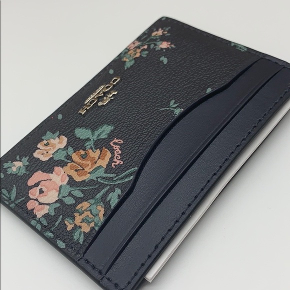 COACH Card Case im gold/midnight multi - Picture 6 of 16